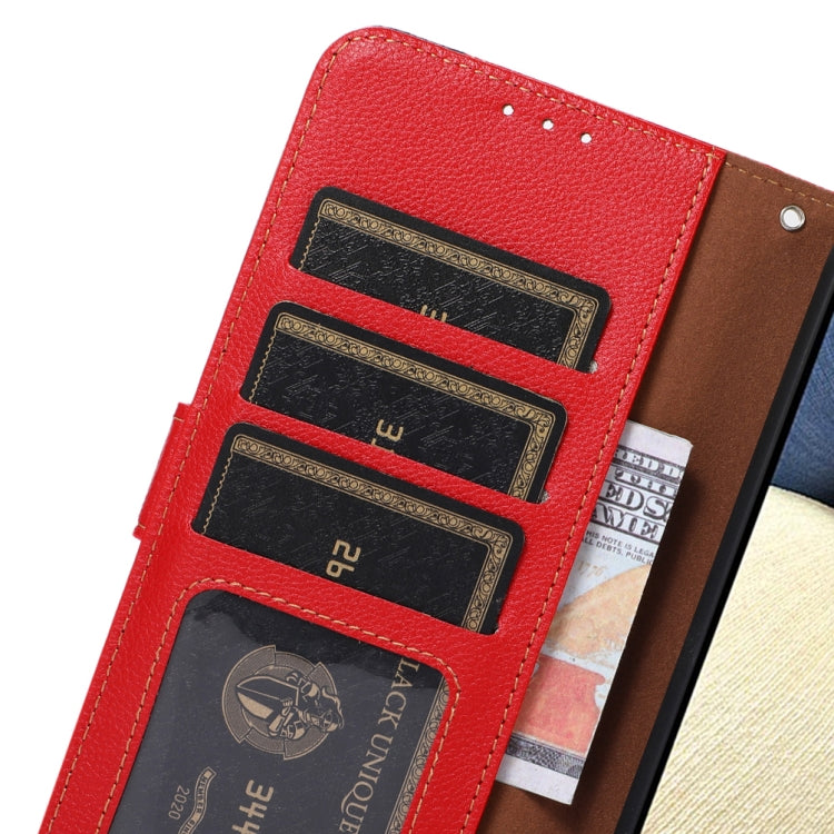 For Sony Xperia 10 VI KHAZNEH Litchi Texture Leather RFID Phone Case