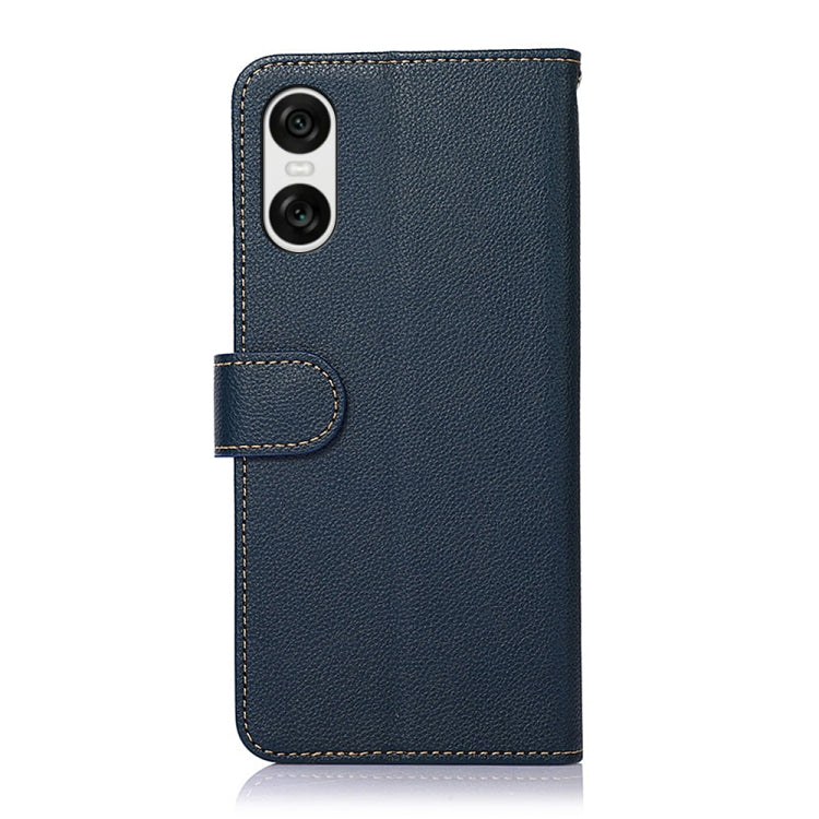 For Sony Xperia 10 VI KHAZNEH Litchi Texture Leather RFID Phone Case