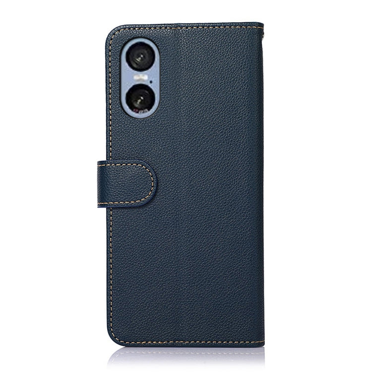 For Sony Xperia 5 VI KHAZNEH Litchi Texture Leather RFID Phone Case