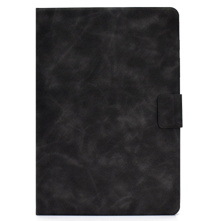 For iPad Air 2022 10.9 Cowhide Texture Leather Smart Tablet Case