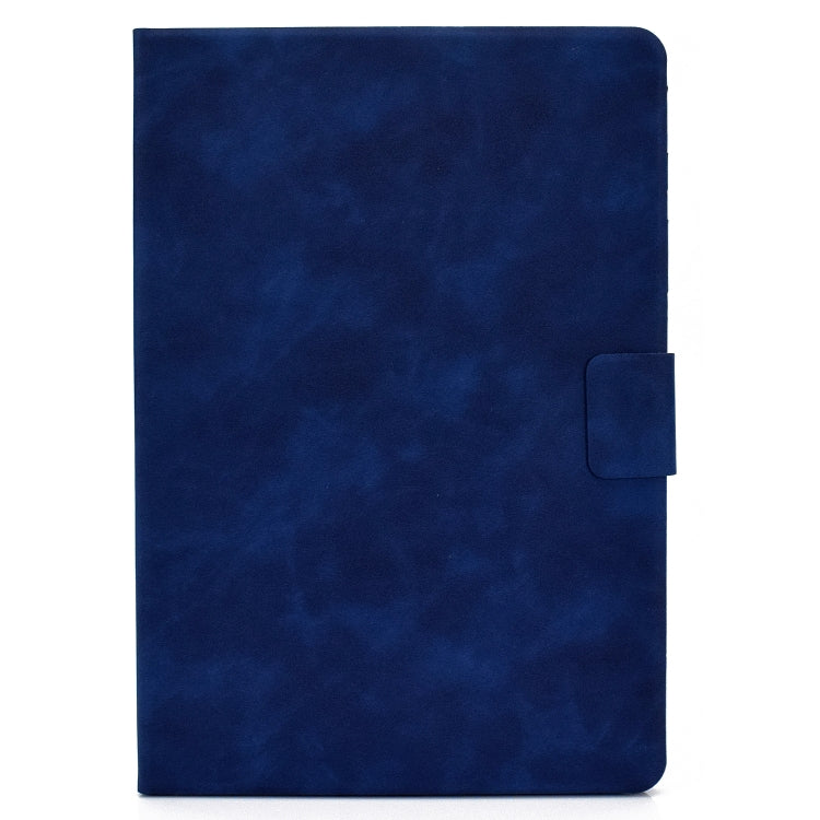 For iPad Air 2022 10.9 Cowhide Texture Leather Smart Tablet Case