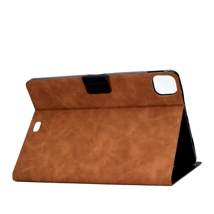 For iPad Pro 11 2025 / 2024 Cowhide Texture Leather Smart Tablet Case