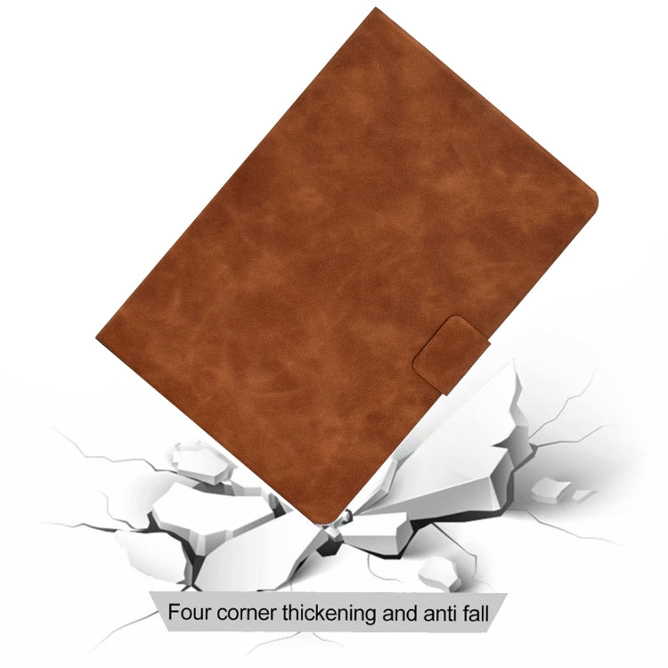 For iPad Pro 11 2025 / 2024 Cowhide Texture Leather Smart Tablet Case