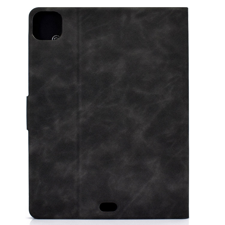 For iPad Pro 11 2025 / 2024 Cowhide Texture Leather Smart Tablet Case