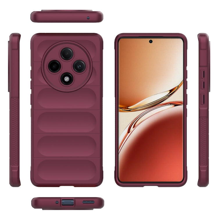 For OPPO A3 Pro 5G / F27 Pro+ Magic Shield TPU + Flannel Phone Case