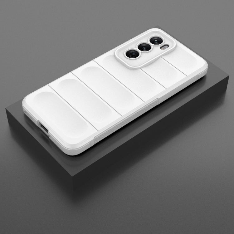 For OPPO Reno12 Global Magic Shield TPU + Flannel Phone Case