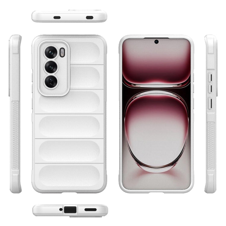 For OPPO Reno12 Global Magic Shield TPU + Flannel Phone Case