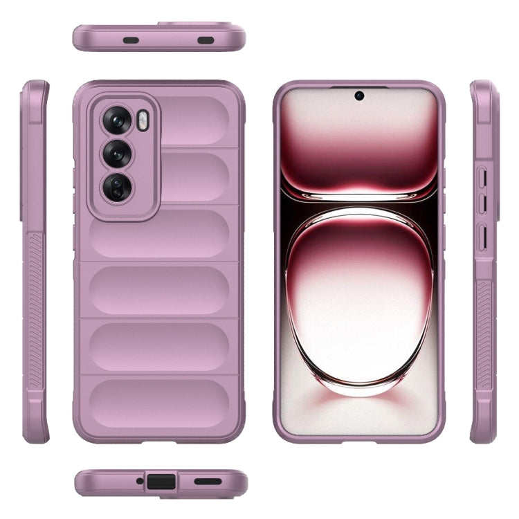 For OPPO Reno12 Global Magic Shield TPU + Flannel Phone Case