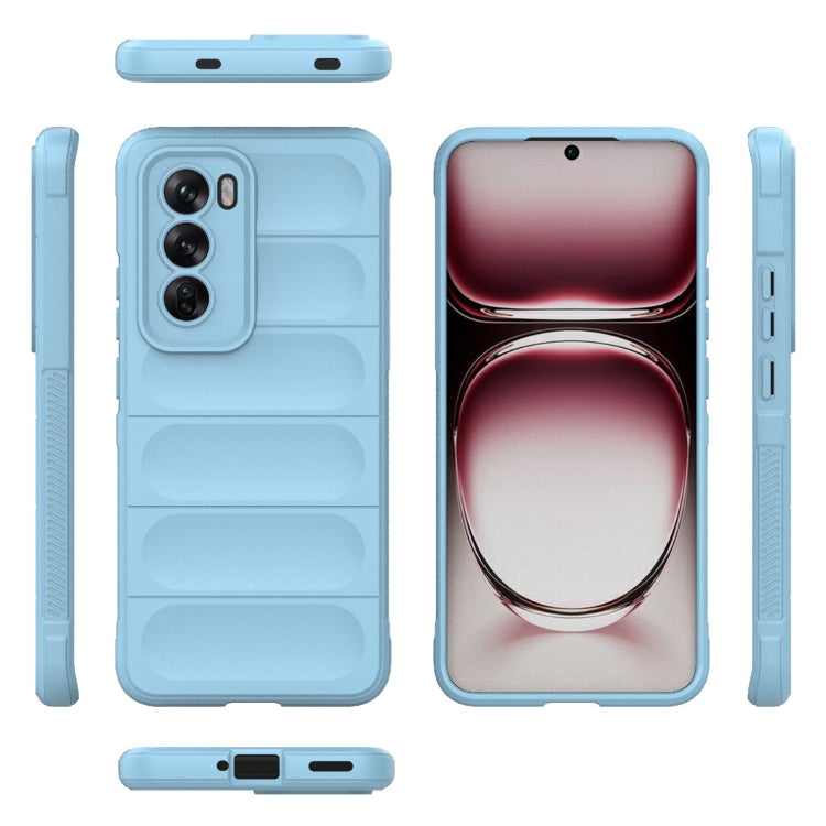 For OPPO Reno12 Global Magic Shield TPU + Flannel Phone Case
