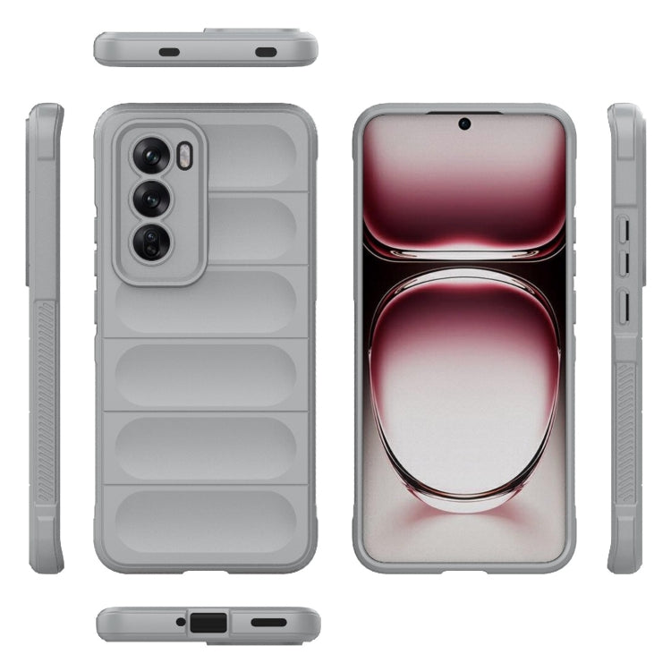 For OPPO Reno12 Global Magic Shield TPU + Flannel Phone Case