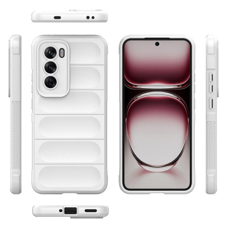 For OPPO Reno12 Pro Global Magic Shield TPU + Flannel Phone Case
