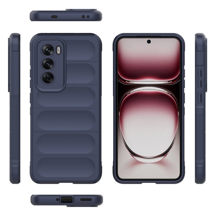 For OPPO Reno12 Pro Global Magic Shield TPU + Flannel Phone Case