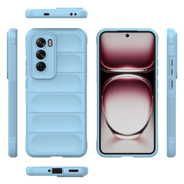 For OPPO Reno12 Pro Global Magic Shield TPU + Flannel Phone Case