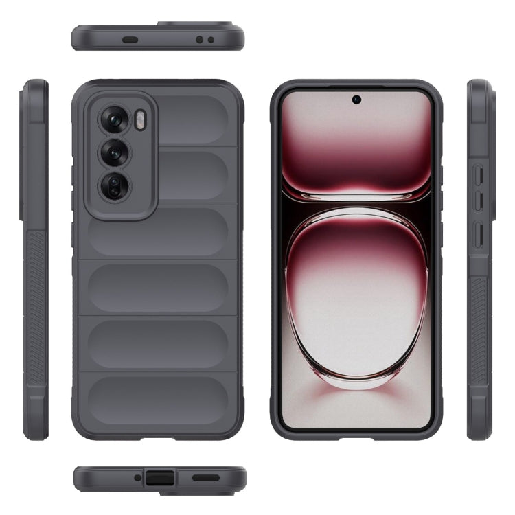 For OPPO Reno12 Pro Global Magic Shield TPU + Flannel Phone Case