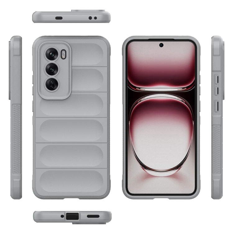 For OPPO Reno12 Pro Global Magic Shield TPU + Flannel Phone Case