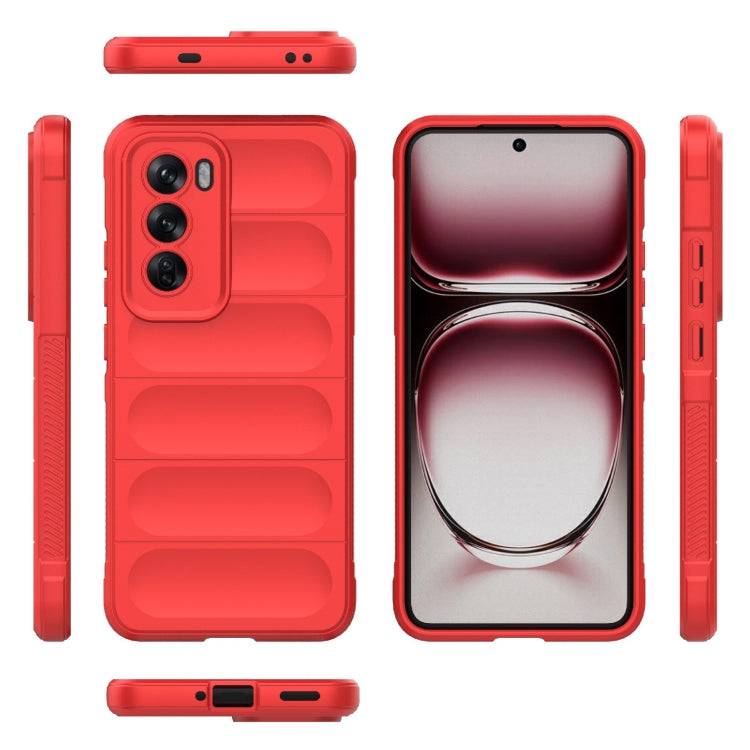 For OPPO Reno12 Pro Global Magic Shield TPU + Flannel Phone Case