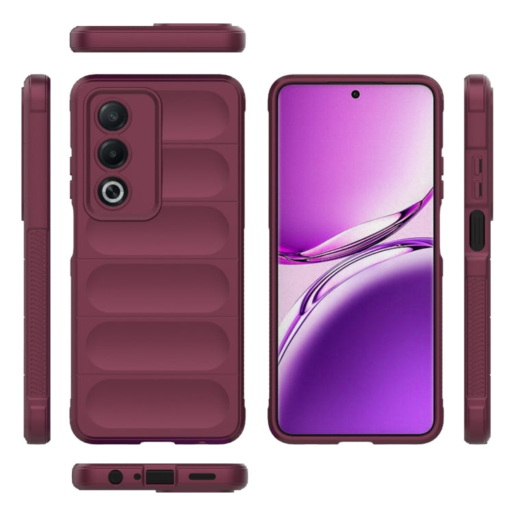 For OPPO A3 Pro India Magic Shield TPU + Flannel Phone Case