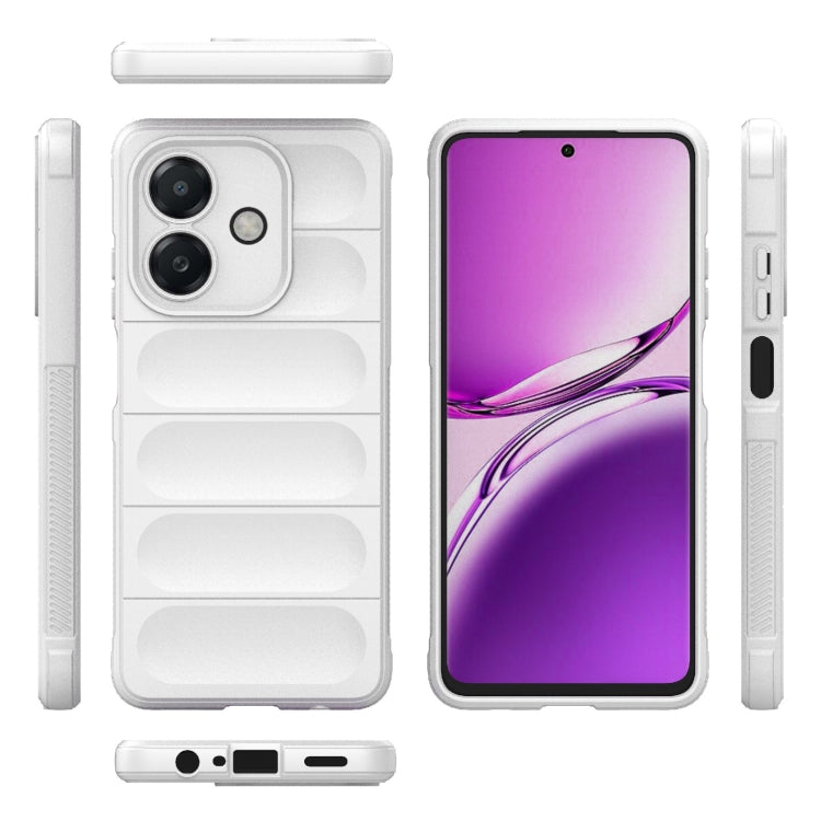 For OPPO A3X 5G India Magic Shield TPU + Flannel Phone Case
