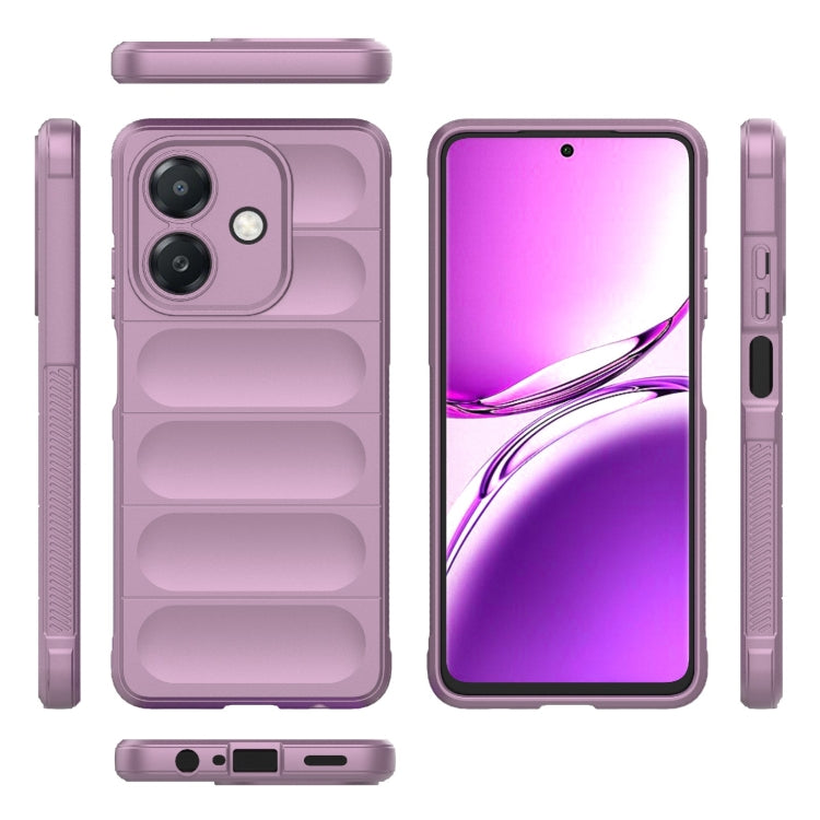 For OPPO A3X 5G India Magic Shield TPU + Flannel Phone Case