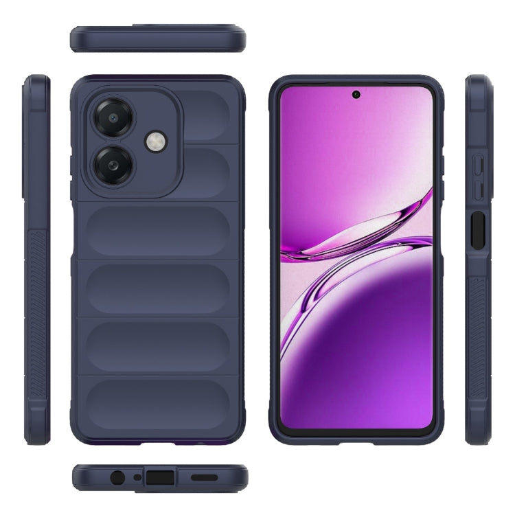 For OPPO A3X 5G India Magic Shield TPU + Flannel Phone Case