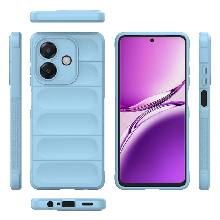 For OPPO A3X 5G India Magic Shield TPU + Flannel Phone Case