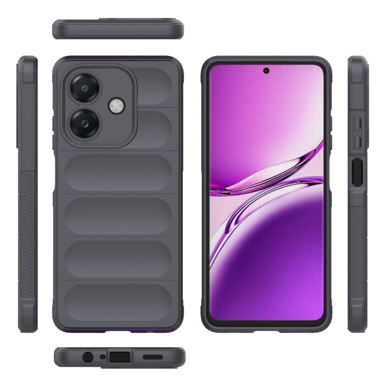For OPPO A3X 5G India Magic Shield TPU + Flannel Phone Case