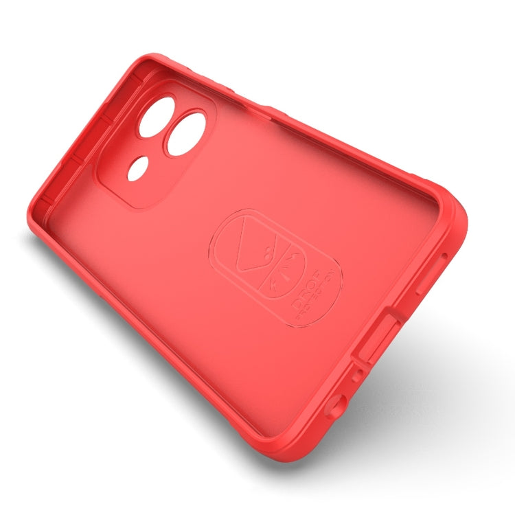 For OPPO A3X 5G India Magic Shield TPU + Flannel Phone Case