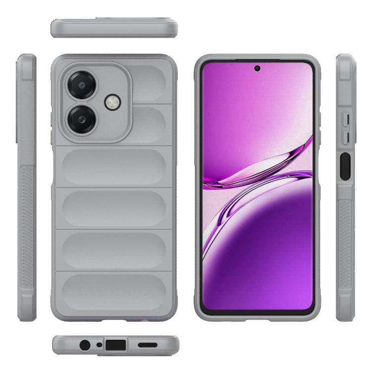 For OPPO A3X 5G India Magic Shield TPU + Flannel Phone Case