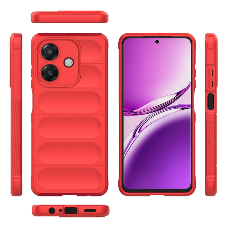 For OPPO A3X 5G India Magic Shield TPU + Flannel Phone Case