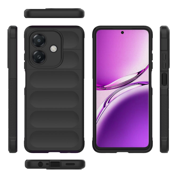 For OPPO A3X 5G India Magic Shield TPU + Flannel Phone Case