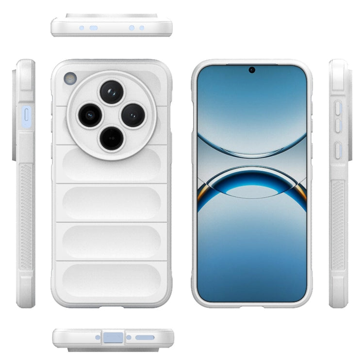 For OPPO Find X8 5G Magic Shield TPU + Flannel Phone Case