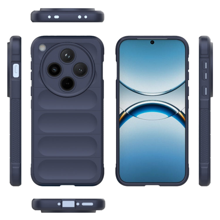 For OPPO Find X8 5G Magic Shield TPU + Flannel Phone Case