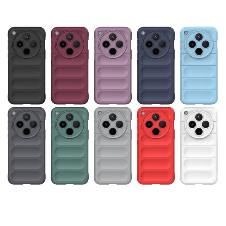 For OPPO Find X8 5G Magic Shield TPU + Flannel Phone Case