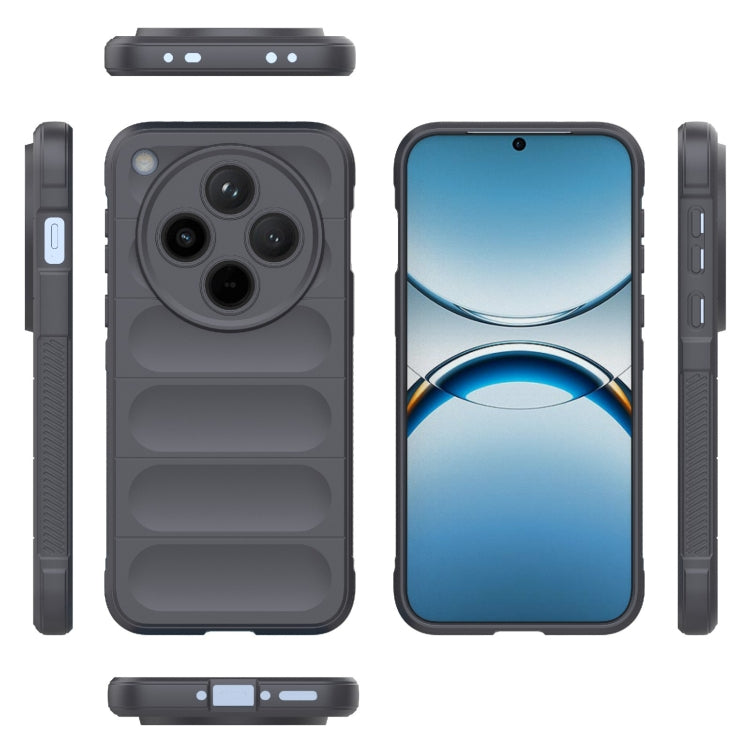 For OPPO Find X8 5G Magic Shield TPU + Flannel Phone Case