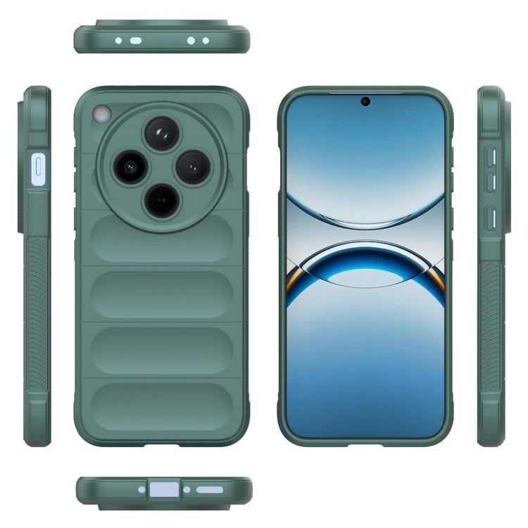 For OPPO Find X8 5G Magic Shield TPU + Flannel Phone Case