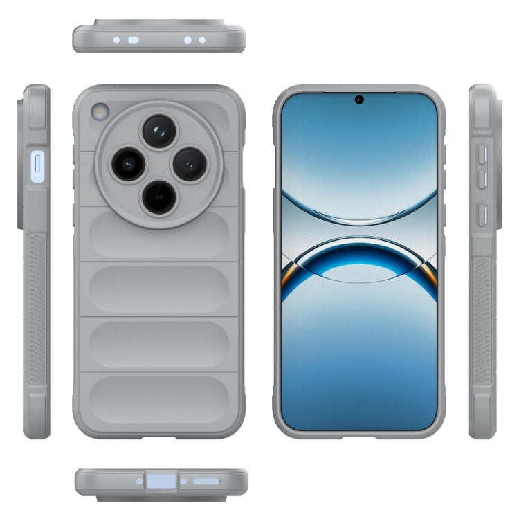 For OPPO Find X8 5G Magic Shield TPU + Flannel Phone Case