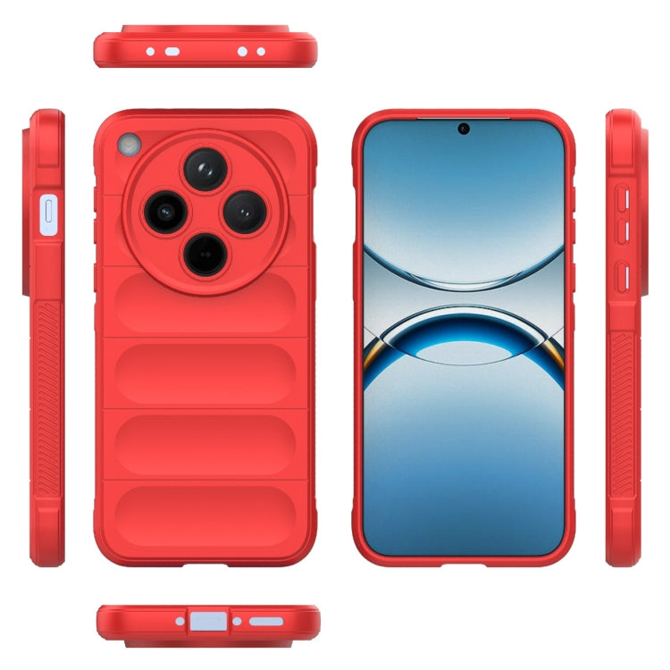 For OPPO Find X8 5G Magic Shield TPU + Flannel Phone Case