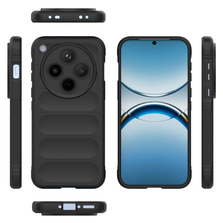 For OPPO Find X8 5G Magic Shield TPU + Flannel Phone Case