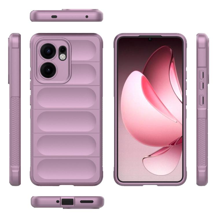 For OPPO Reno13 F 5G Global Magic Shield TPU + Flannel Phone Case