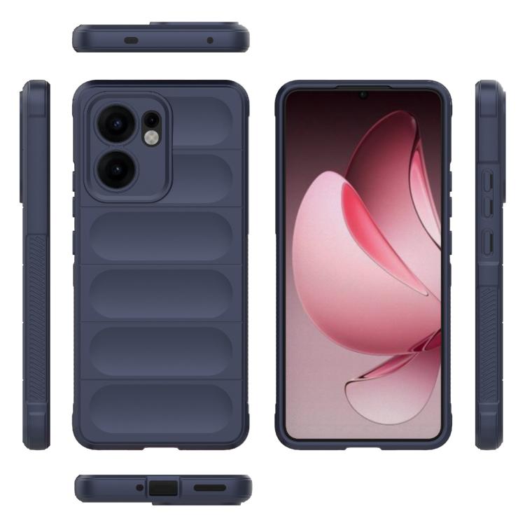 For OPPO Reno13 F 5G Global Magic Shield TPU + Flannel Phone Case