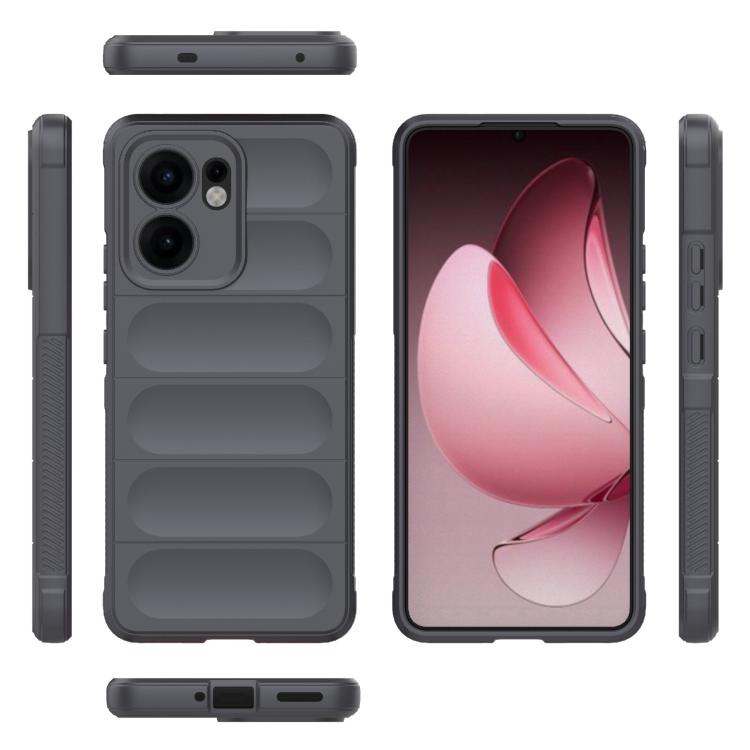 For OPPO Reno13 F 5G Global Magic Shield TPU + Flannel Phone Case