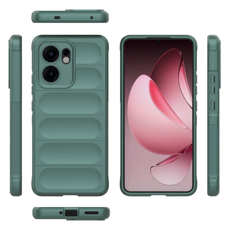 For OPPO Reno13 F 5G Global Magic Shield TPU + Flannel Phone Case