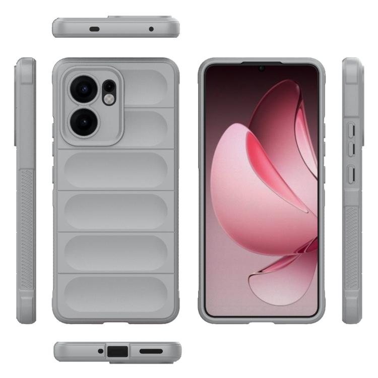 For OPPO Reno13 F 5G Global Magic Shield TPU + Flannel Phone Case