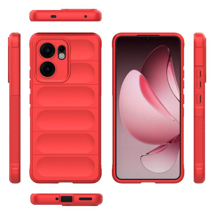 For OPPO Reno13 F 5G Global Magic Shield TPU + Flannel Phone Case