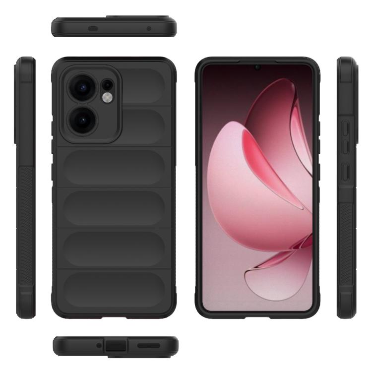 For OPPO Reno13 F 5G Global Magic Shield TPU + Flannel Phone Case