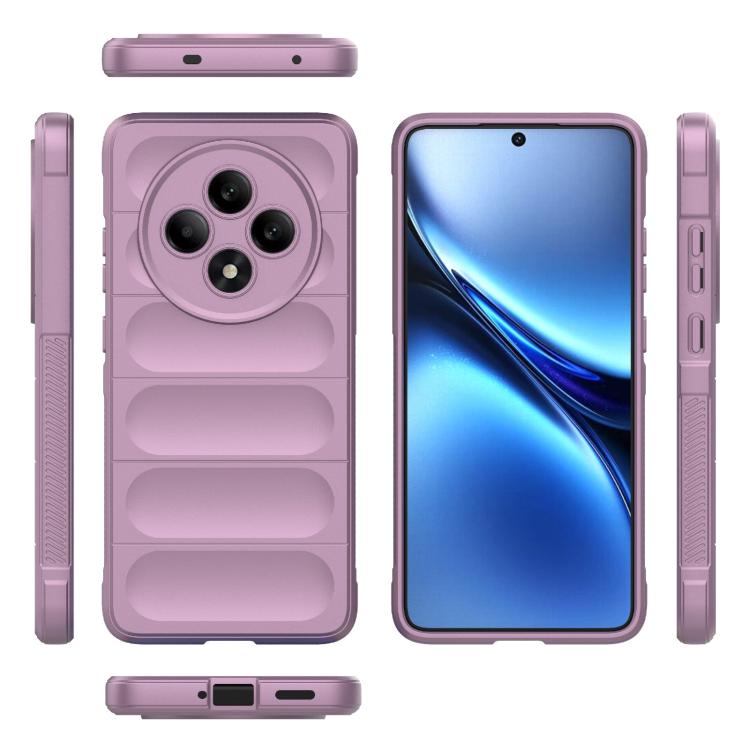 For OPPO Reno12 F 5G Global Magic Shield TPU + Flannel Phone Case