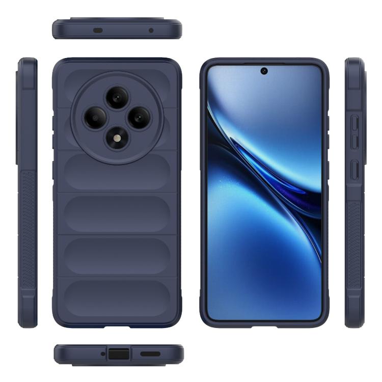 For OPPO Reno12 F 5G Global Magic Shield TPU + Flannel Phone Case