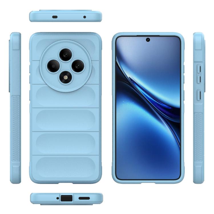 For OPPO Reno12 F 5G Global Magic Shield TPU + Flannel Phone Case