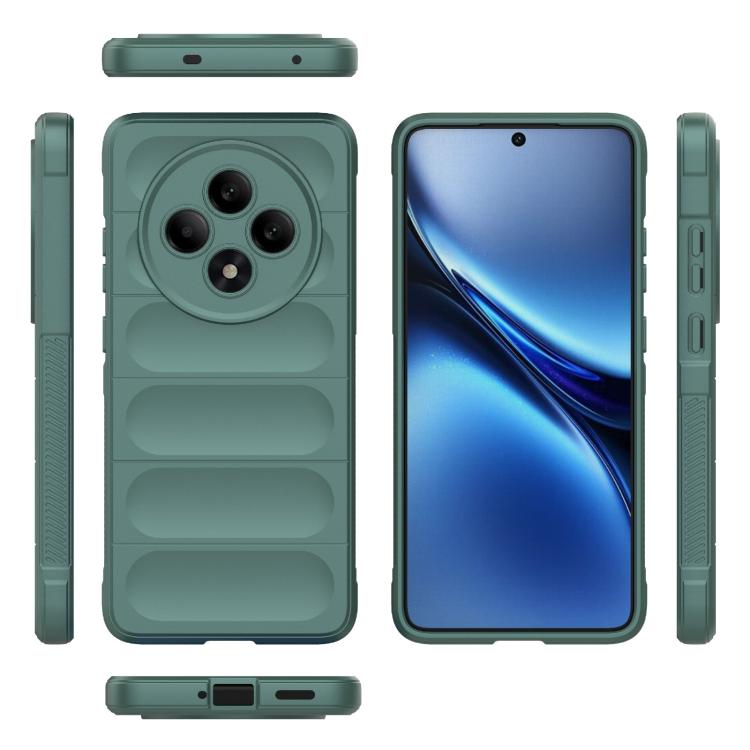 For OPPO Reno12 F 5G Global Magic Shield TPU + Flannel Phone Case