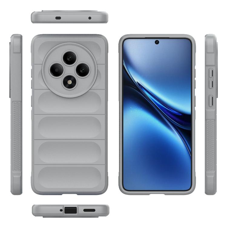 For OPPO Reno12 F 5G Global Magic Shield TPU + Flannel Phone Case
